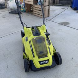RYOBI 16-inch 40V Lithium-Ion Battery Powered Lawn Mower 