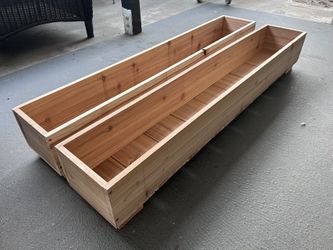 RUSTIC PLANTER BOXES
