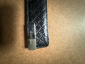 Gucci Black GG Leather Wallet or Card Holder
