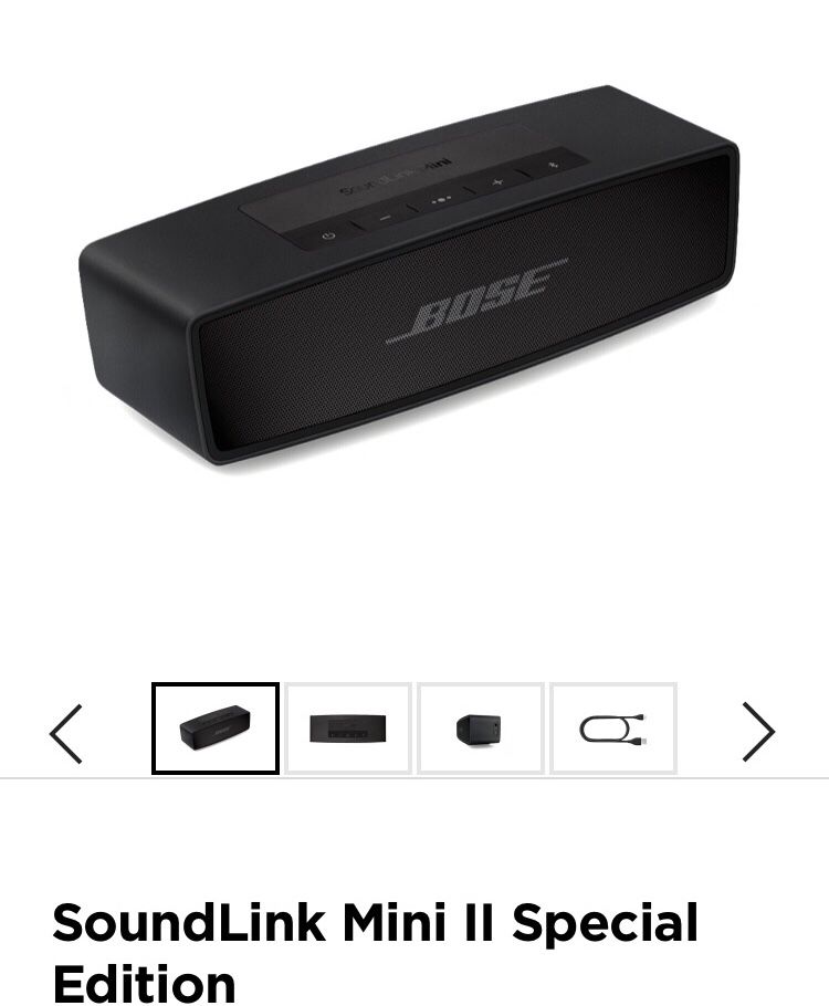 Bose soundlink mini 2speaker & traveling case