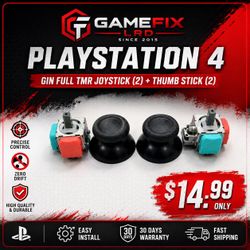 PlayStation 4 Gin Full TMR Joystick Kit