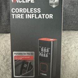 Cordless Tire Inflator Portable Air Compressor