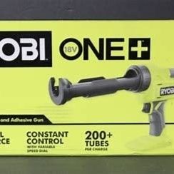 ASK ABOUT A FREE BONUS BATTERY! NEW RYOBI PCL901B 18V ONE+ 10 OZ. CAULK & ADHESIVE GUN - TOOL ONLY