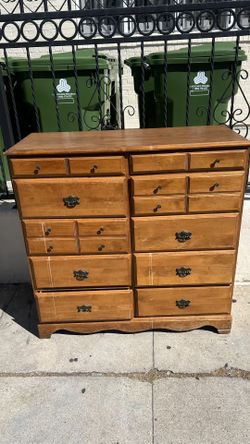 Wood Dresser Drawers 