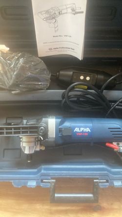Alpha wet polisher