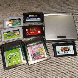 Nintendo Silver Gameboy Advance SP