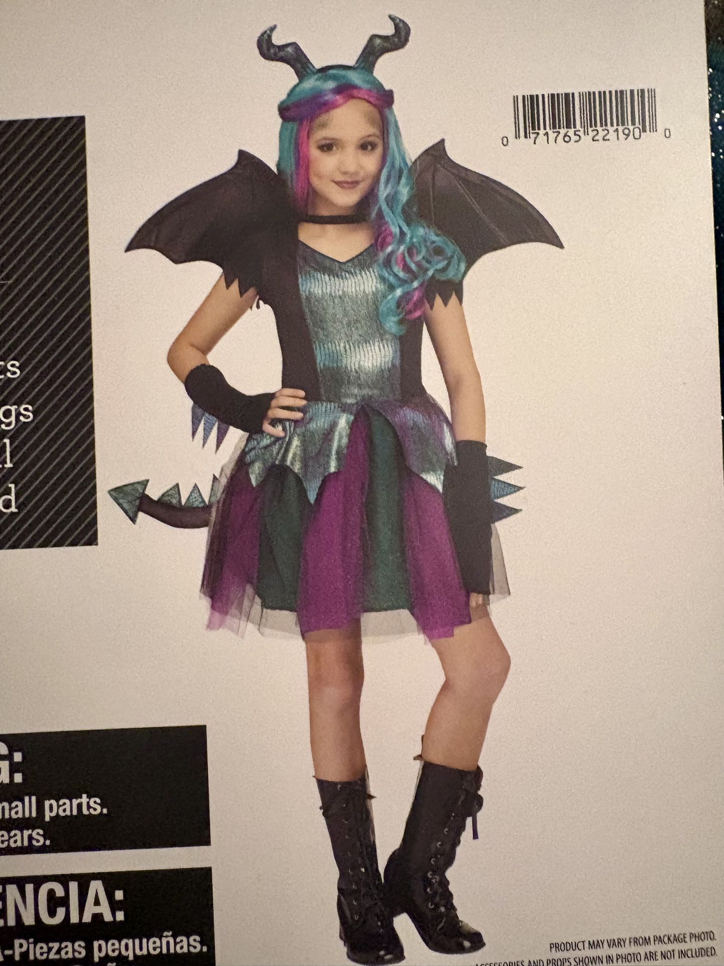 Dragon Queen Costume Girls Size L