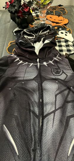 Black Panther Costume Zip-Up Hoodie