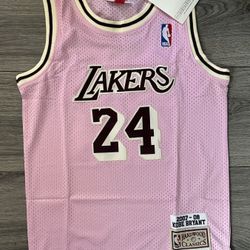 Los Angeles Lakers Pink/Brown Kobe Bryant YOUTH JERSEY 