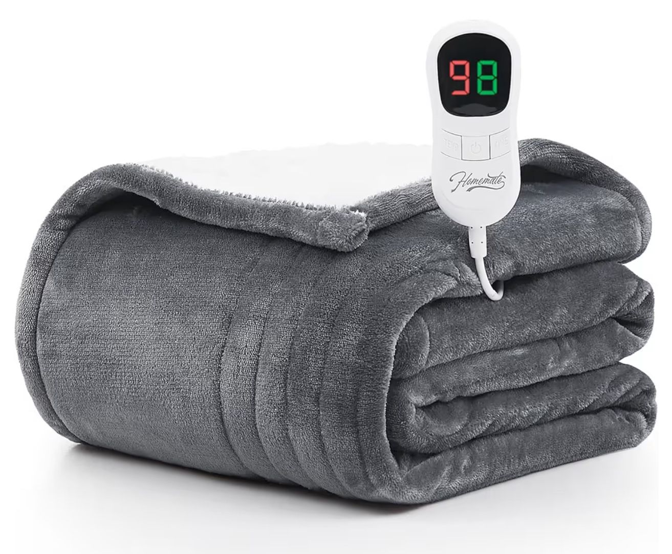 Homemate Heated Blanket Electric Throw - 50"x60" Heating Blanket