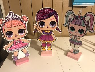 17” LOL Wooden Dolls - $10 Each