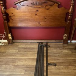 Queen Head Board Solid Wood 