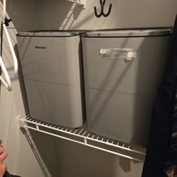 Two Working Dehumidifiers 1.9 Gallon