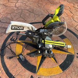 RYOBI 10 Amp Corded 7-1/4 in. Compound Sliding Miter Saw