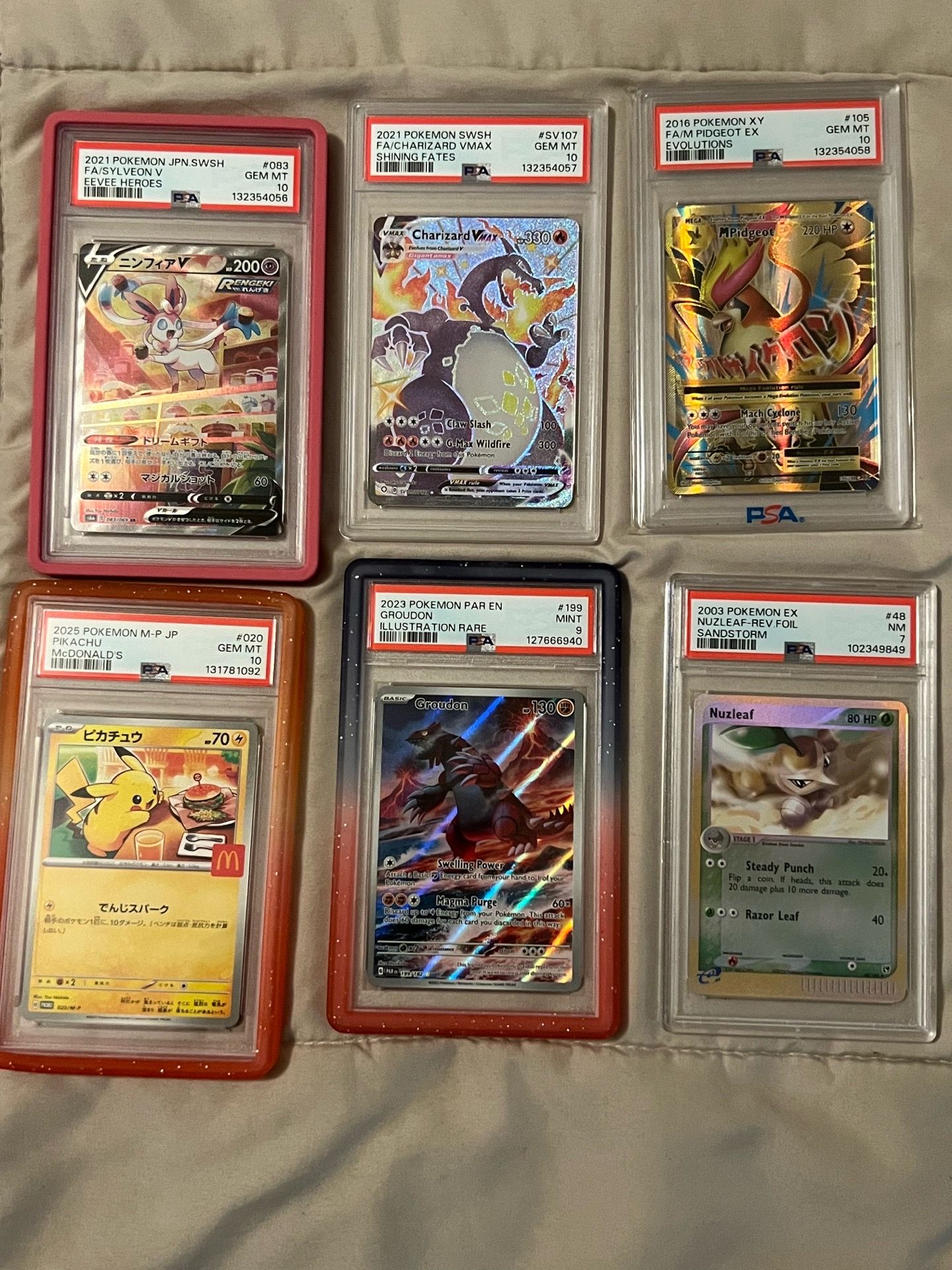 Pokemon PSA Slabs