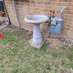 Bird Bath & Hanging Feeder