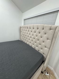 Cal King Bed Frame and box spring