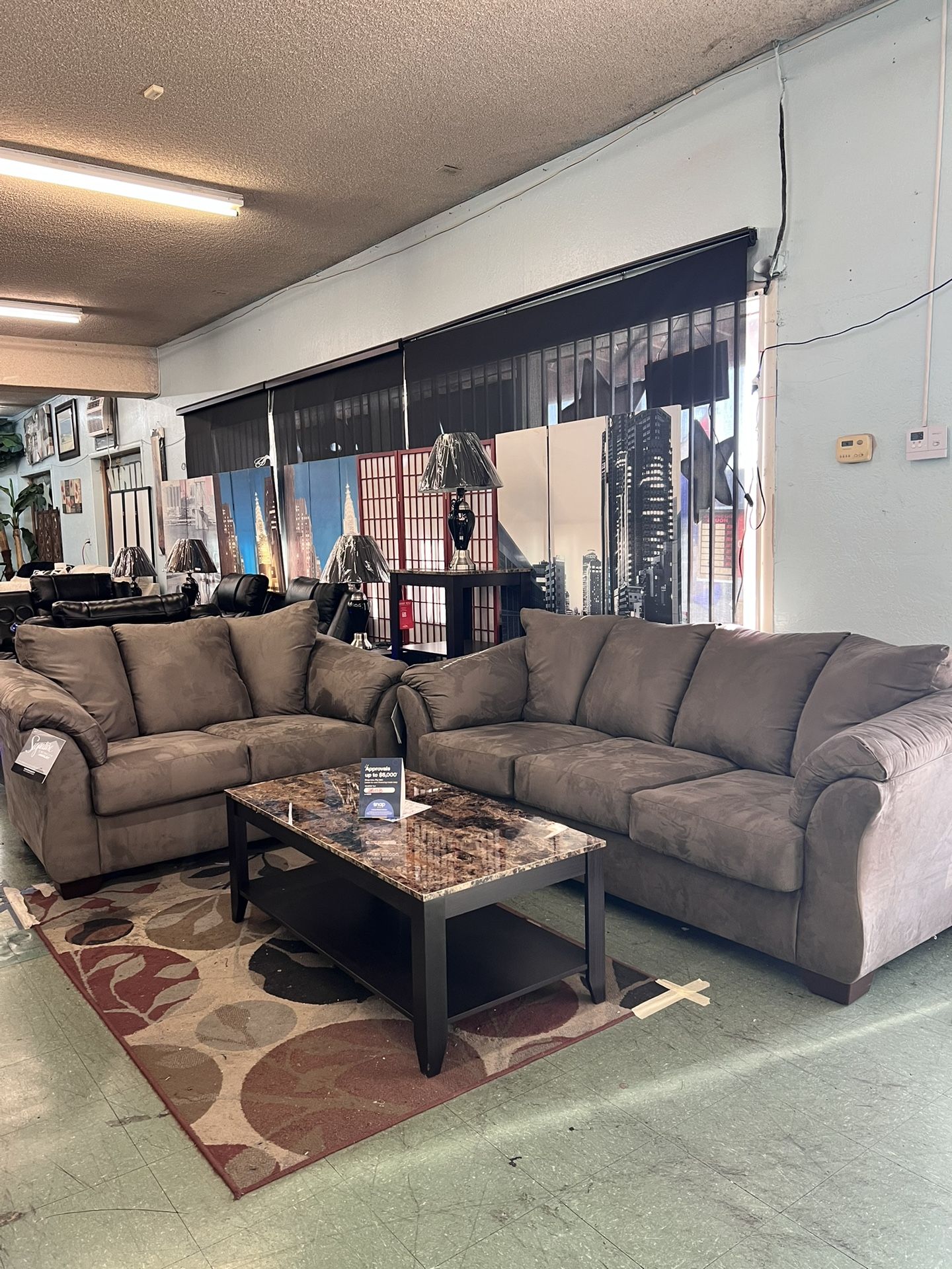 🚛Hot Deal🚛 Brand New 2pc Name Brand Sofa And Loveseat $899, Finance Available, Delivery Available