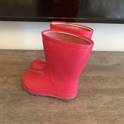 Gils Pink Rain Boots.7-8 Size.