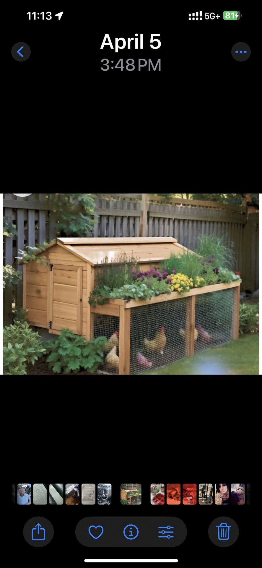 Inconspicuous Chicken Coop Planter