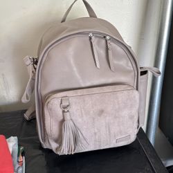 Gray Diaper Bag