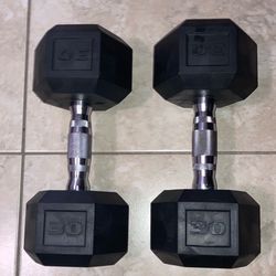 Set of 30lb Dumbells 