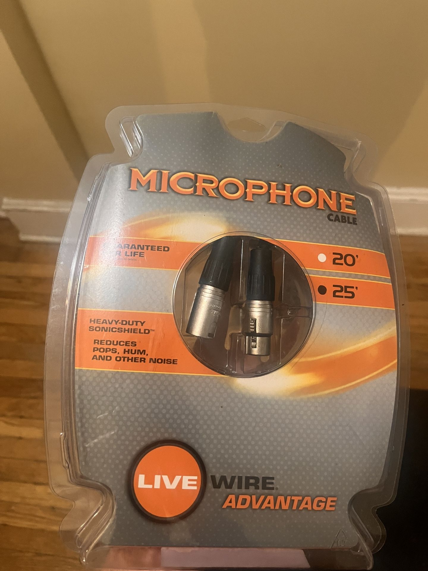 25’ XLR Microphone Cable