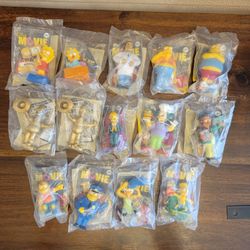 Burger King Happy Meal Simpsons Movie Toys – set of 14 – Unopened!