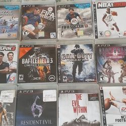 PS3 games All $70