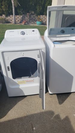 SAMSUNG HE WASHER ELECTRIC DRYER SET LIKE NEW WORKS GREAT CAN DELIVER ANYWHERE 