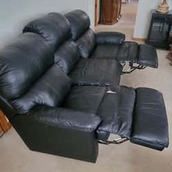 FREE Leather Sofa Set