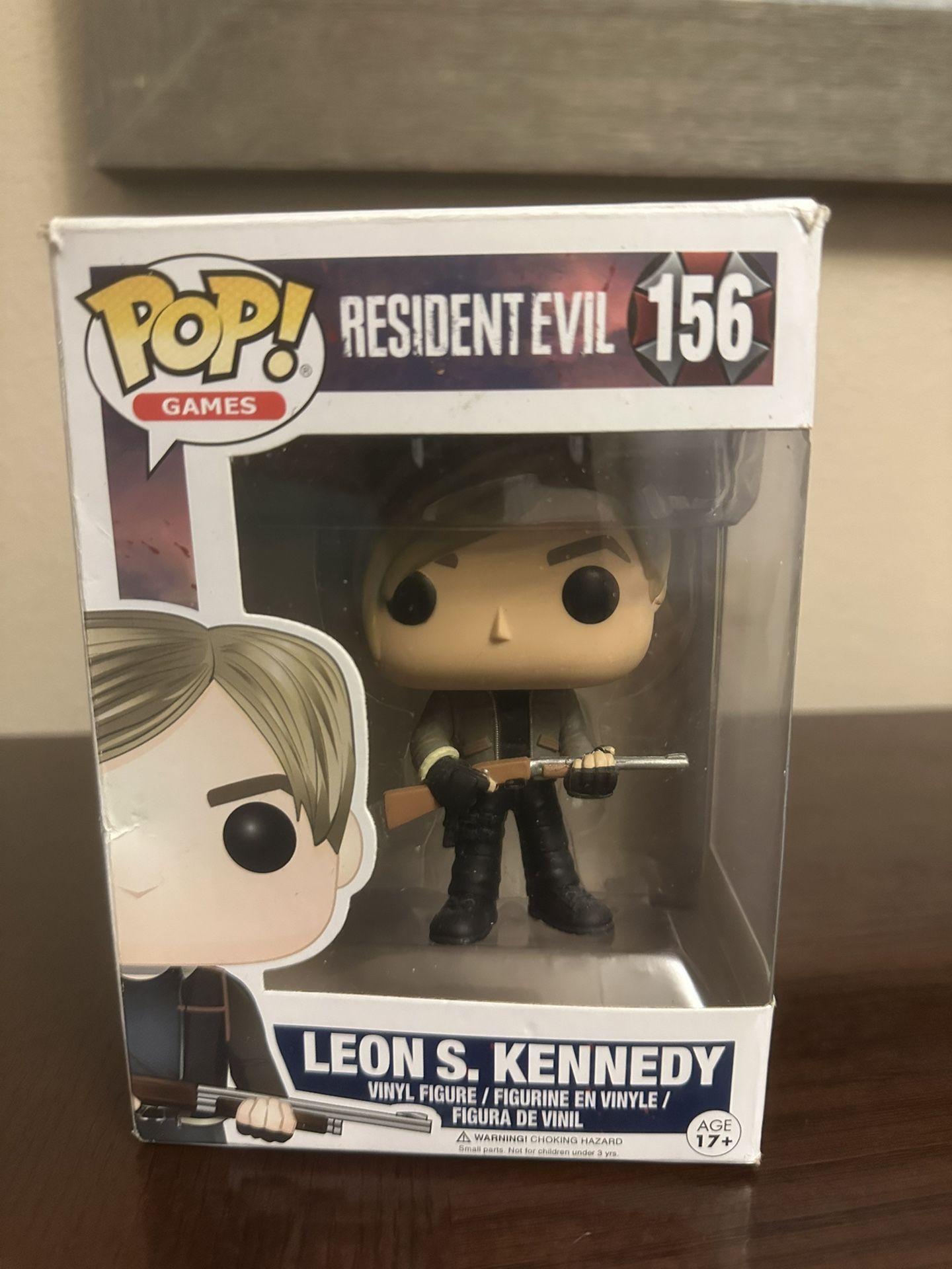 Funko Pop Leon S. Kennedy #156 Resident Evil Games Vinyl Figure