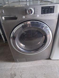Kenmore stainless steel front load washer large capacity fully functional