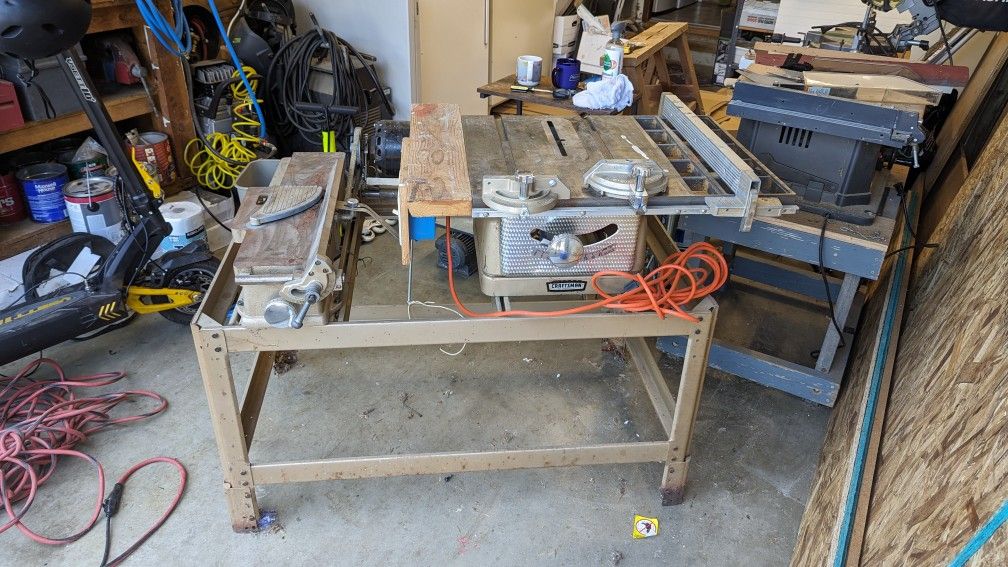 Vintage Craftsman Table Saw Jointer/Planer