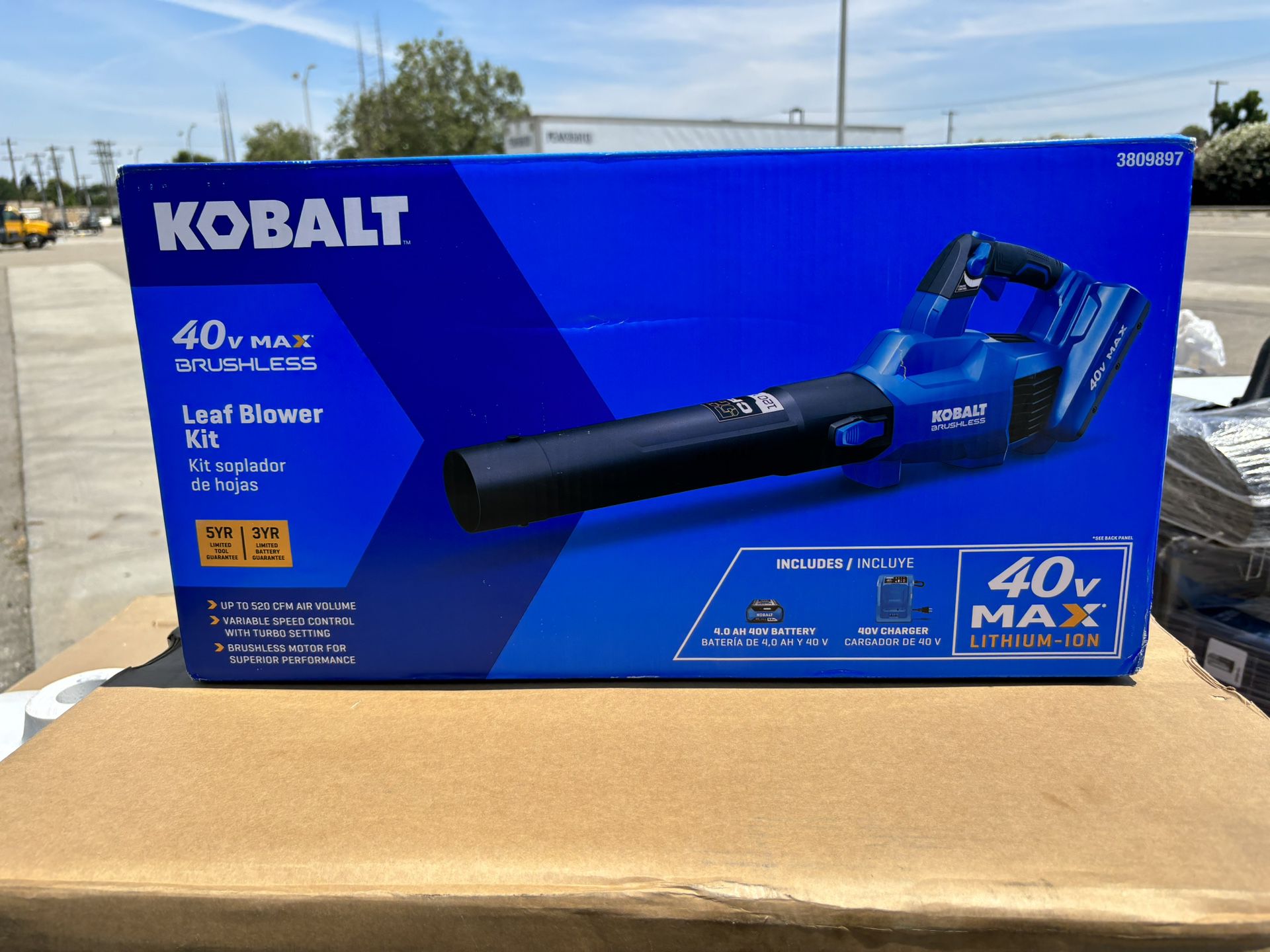Kobalt 40v Brushless Leaf Blower Kit