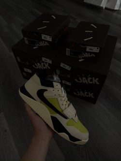 Brand New Jordan Jumpman Jack TR Travis Scott “Bright Cactus” Sizes 10.5, 11, 12, 11c, 2.5Y