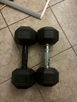 20lb dumb bell set