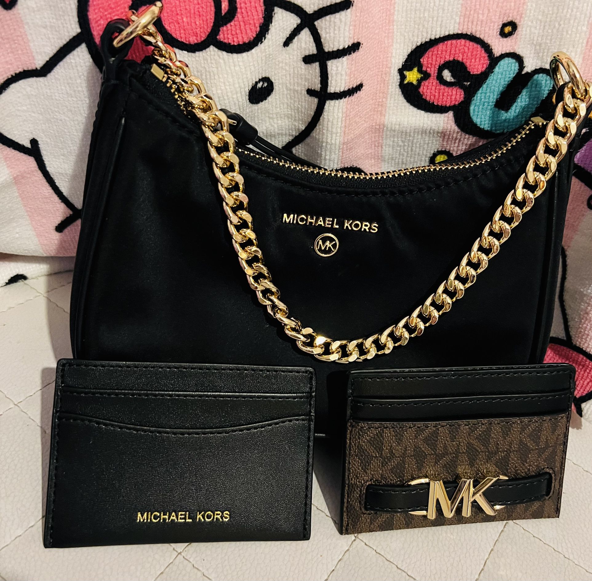Micheal Kors Mini Small Purse And Two Card Holder 