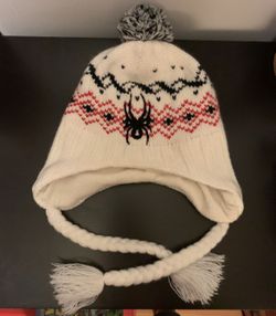 Spyder Snowboard Ski Beanie with hanging tassles  