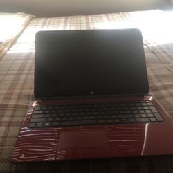 Windows 8 Red Laptop 