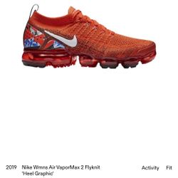 Nike  Air VaporMax 2 Flyknit 'Heel Graphic'
Used
Size 9