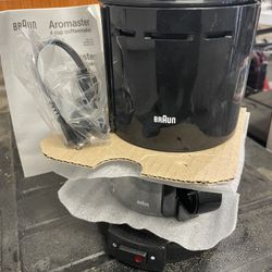 Braun 4 Cup Coffee Maker 