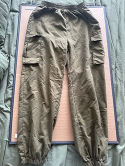 SHEIN Olive Cargo Jogger Pants