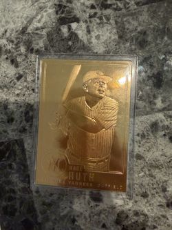 1996 Danbury Mint Gold Babe Ruth