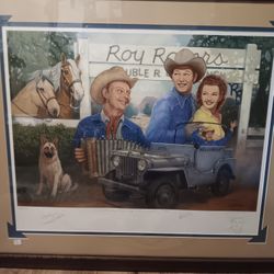 Roy Roger And Dale Evans Painting