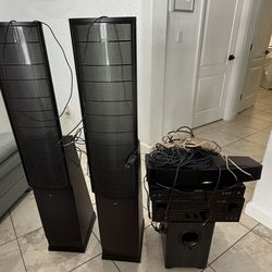 Home Theater With  Martin Logan Speakers 