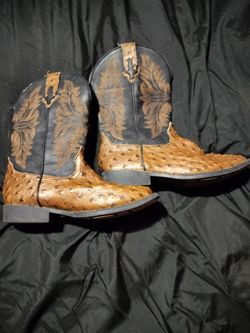 Ropers Ostrich Kids Boots