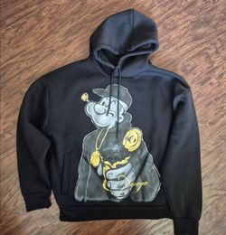 Reason Streetwear POPEYE Collab Pullover Hoodie Size Small