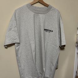 Essential Tee Light Oatmeal (SIZE LARGE)