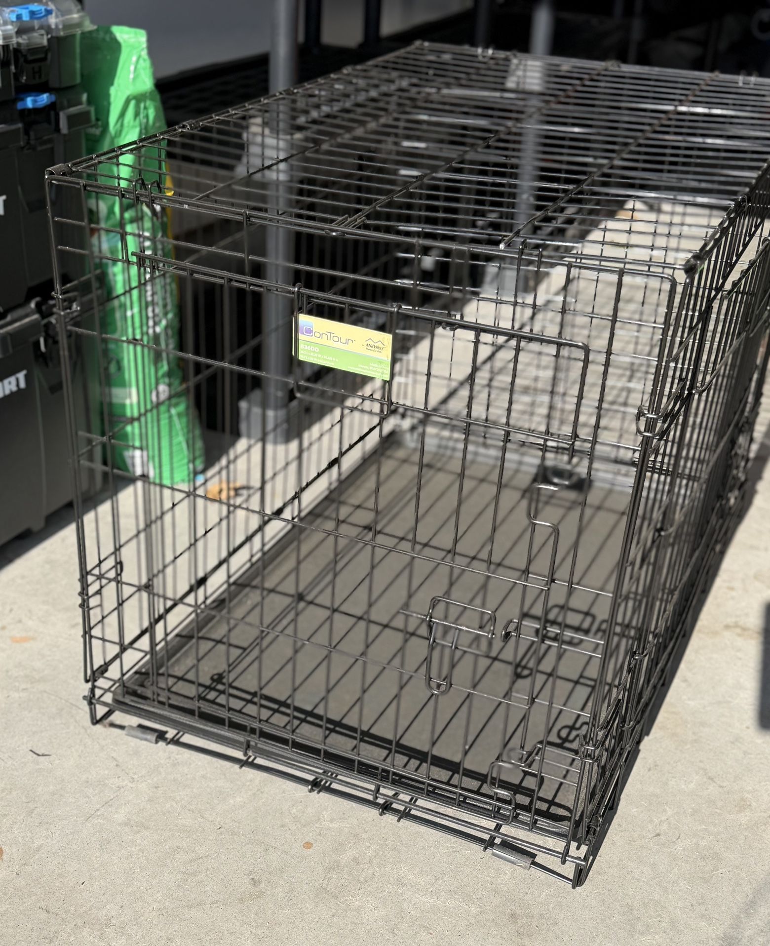 Foldable Metal Dog Crate 